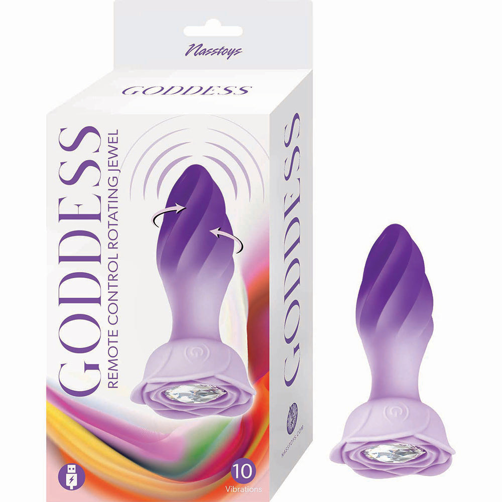 Goddess Remote Control Rotating Jewel Purple