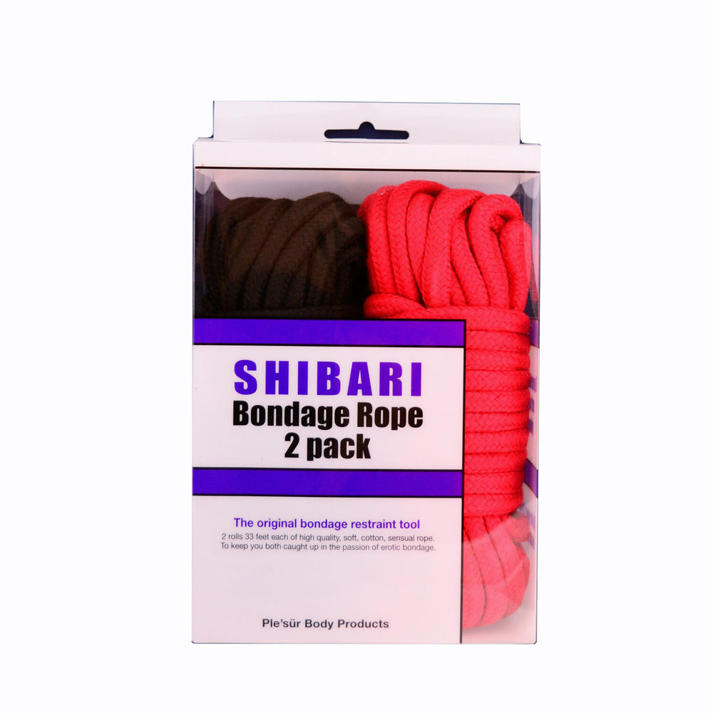 Zen Rope Red & Black 10M 2-Pack Rope Kit – zensualtreasures