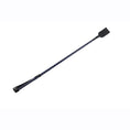 Load image into Gallery viewer, 23" PU Riding Crop PVC Ornate Pro Handle Black
