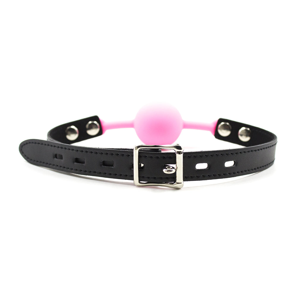 Silicone Comfort Ball Gag Pink