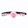 Load image into Gallery viewer, Silicone Comfort Ball Gag Pink
