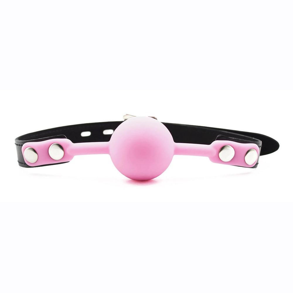 Silicone Comfort Ball Gag Pink