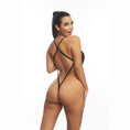 Load image into Gallery viewer, Femme X Open Back Bodysuit Red Mirror O/S
