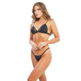 Load image into Gallery viewer, FemmeBasics Mesh Lace Set Black Lace O/S+
