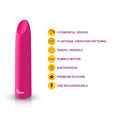 Load image into Gallery viewer, Viben Fixation Lipstick Bullet Hot Pink
