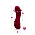 Load image into Gallery viewer, Viben Zaina Mini G-Spot Vibe W/ Rollerball Ruby
