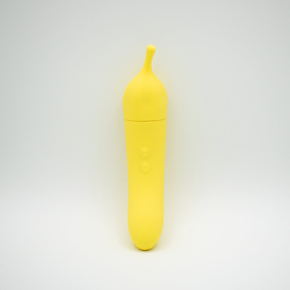 Banana Cream Air Pulse & G-Spot Vibrator