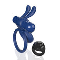 Load image into Gallery viewer, Screaming O Remote Controlled Ohare Vibrating Ring Blue
