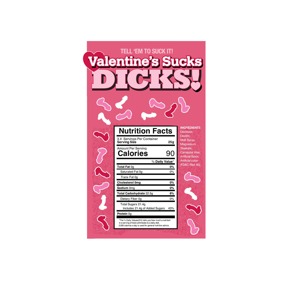 Valentine&#39;s Sucks Dicks 100Pk Display