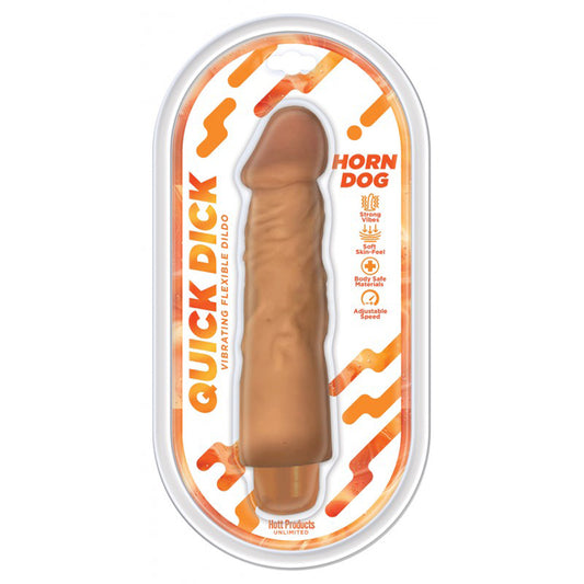 Quick Dick Horn Dog Vibrating Dildo