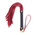 Load image into Gallery viewer, Mini Leather Flogger Red
