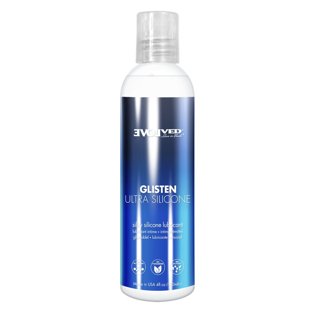 Glisten Ultra Silicone Silky Silicone Lubricant 4 oz.