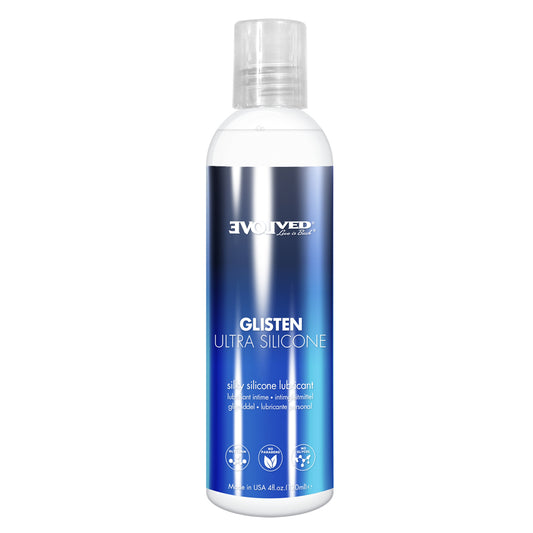 Glisten Ultra Silicone Silky Silicone Lubricant 4 oz.