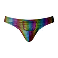 Load image into Gallery viewer, Pack & Play Thong W/ Front Condom Pouch Rainbow L/XL
