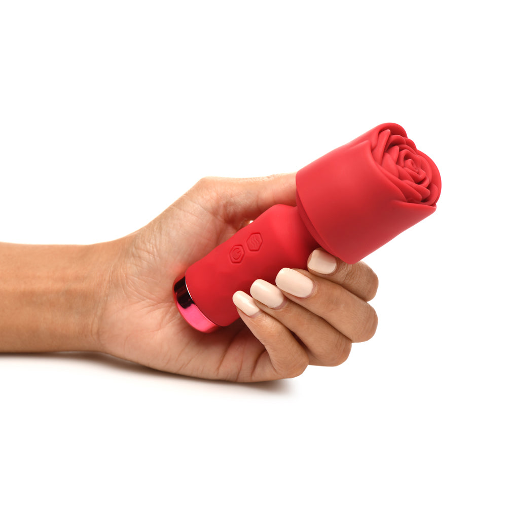 Bloomgasm Pleasure Rose-Petite Mini Silicone Rose Wand