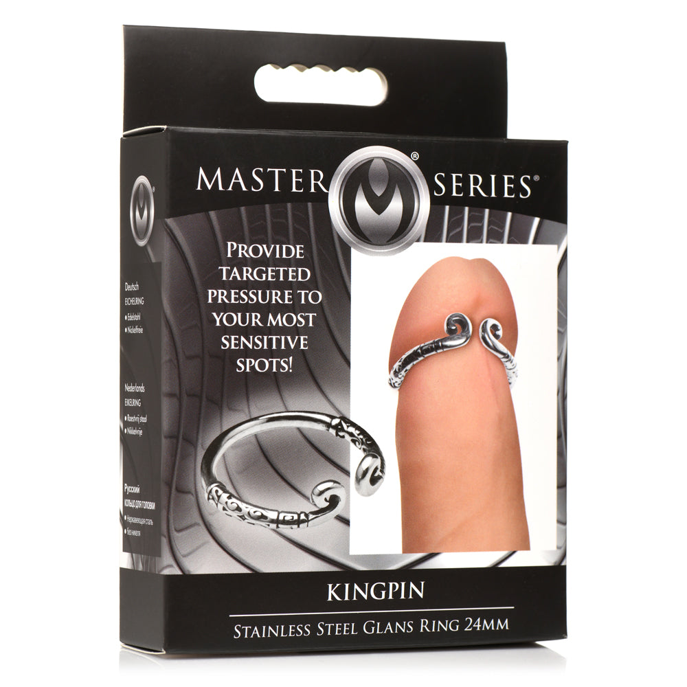 Master Series Kingpin Stainless Steel Glans Ring 24mm