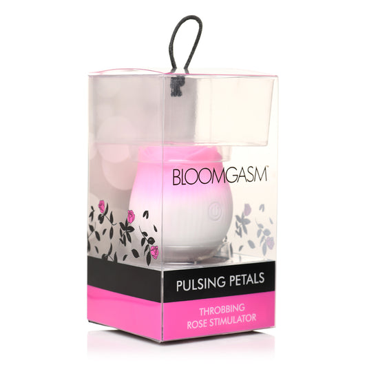 Bloomgasm Pulsing Petals Throbbing Rose Stimulator Pink