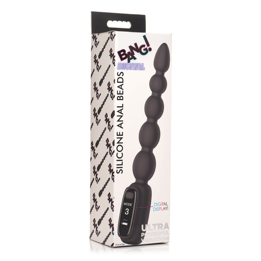 Bang! Digital Silicone Anal Beads