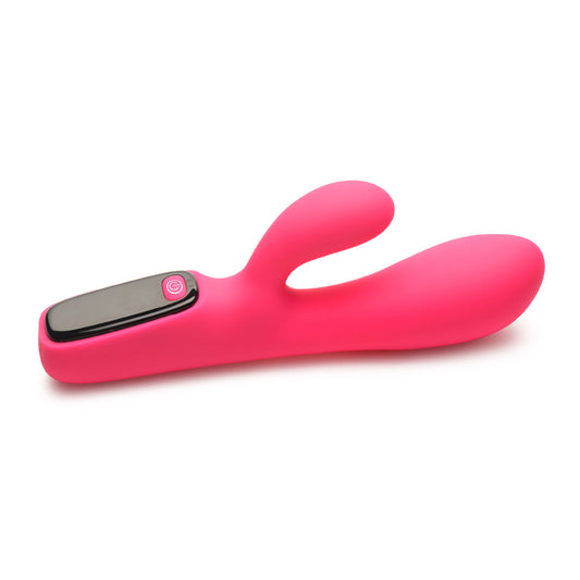 Bang! Digital Silicone Rabbit Vibrator Pink