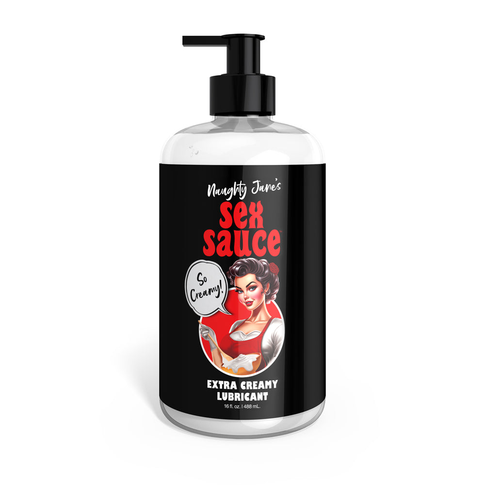 Naughty Jane&#39;s Sex Sauce Extra Creamy Lubricant 16 oz.