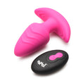 Load image into Gallery viewer, Bang! Rotating & Vibrating Silicone Butt Plug W/ Remote Pink
