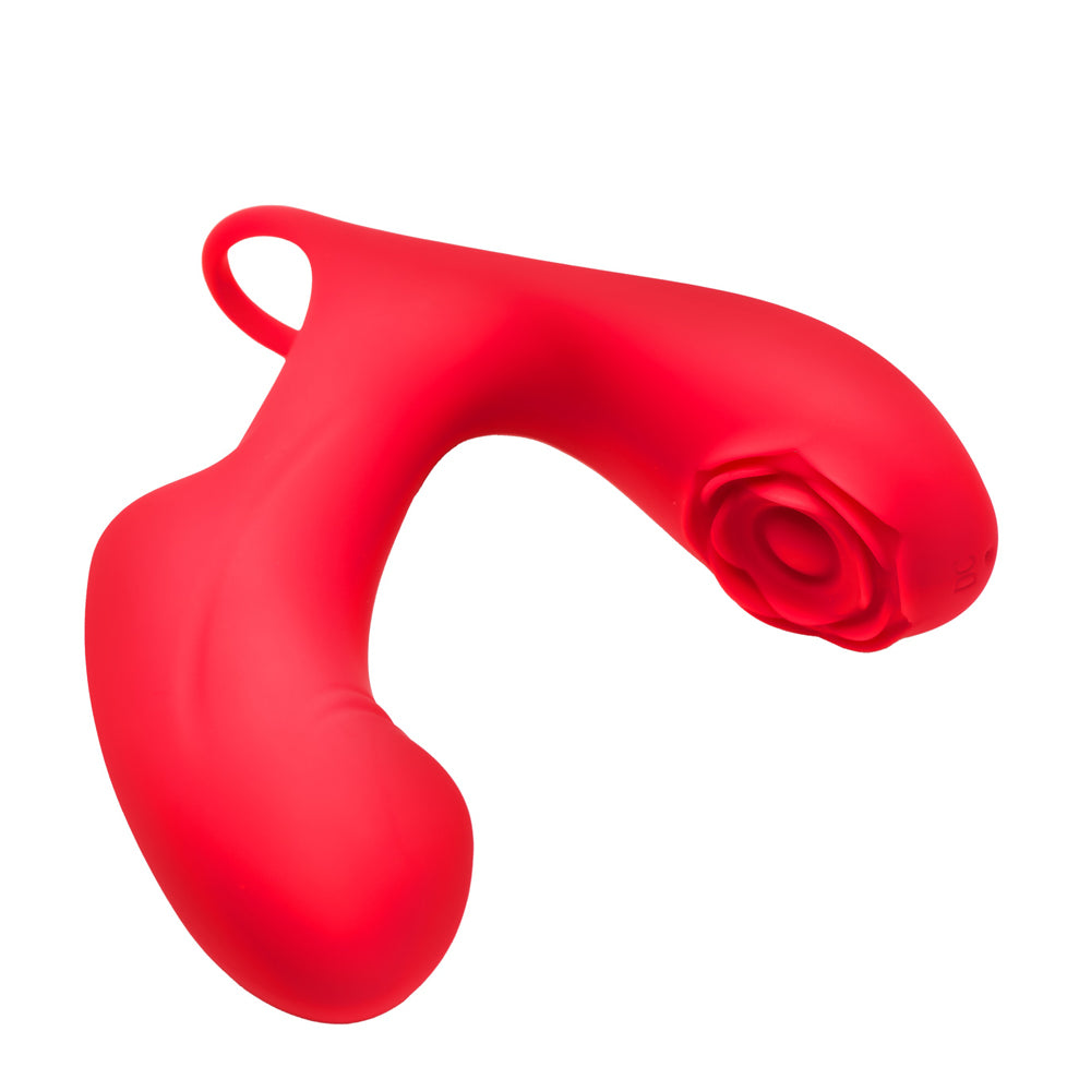 Bloomgasm Rose Touch Pulsing Silicone Finger Vibrator