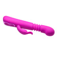 Load image into Gallery viewer, Bang! Thrusting Silicone Rabbit Vibrator
