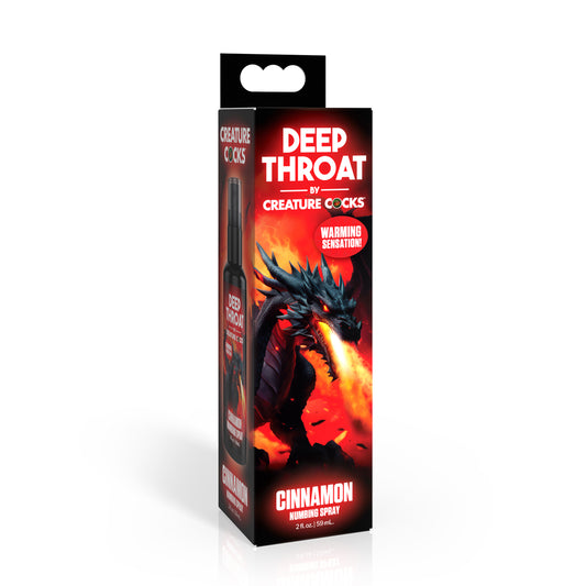 Creature Cocks Deep Throat Cinnamon Numbing Spray 2 oz.