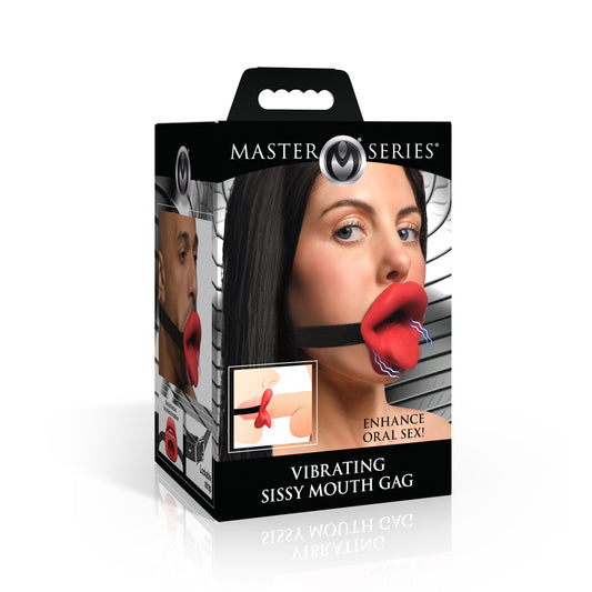 Master Series Vibrating Sissy Mouth Gag