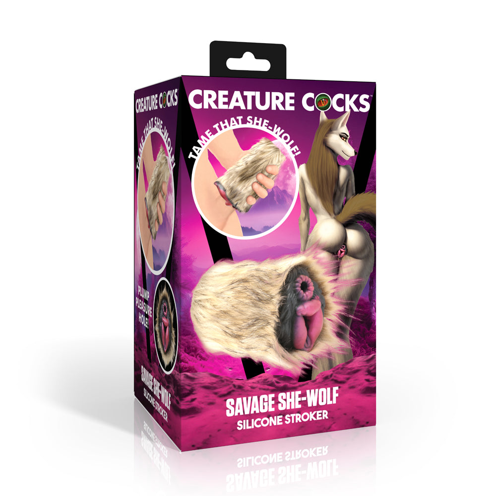 Creature Cocks Savage She-Wolf Silicone Stroker