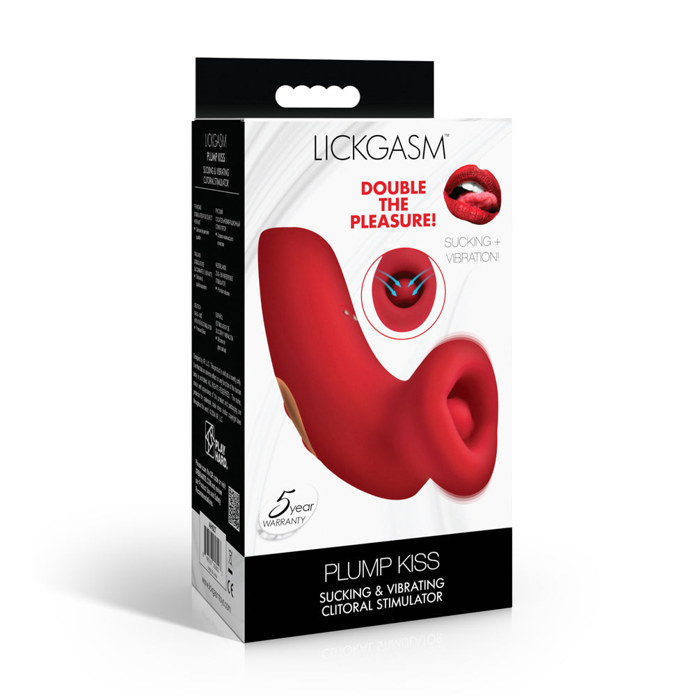 Lickgasm Plump Kiss Sucking & Vibrating Clitoral Stimulator