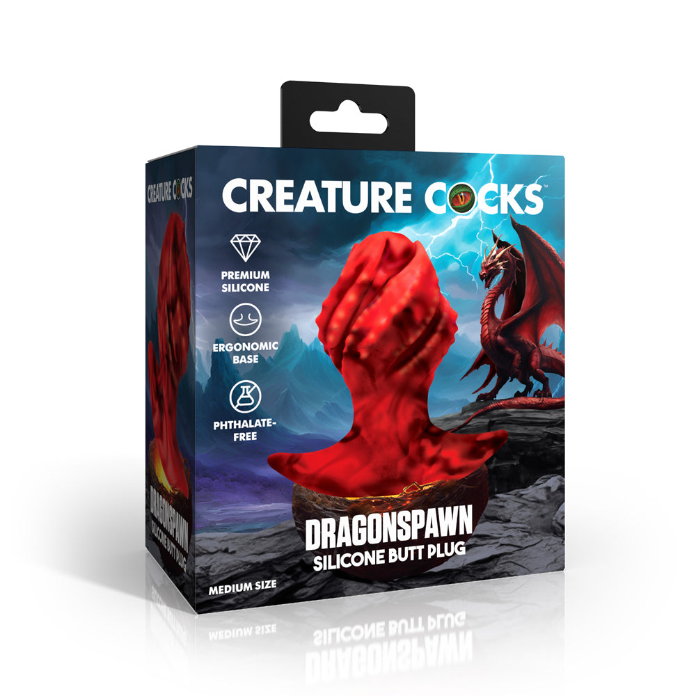 Creature Cocks Dragonspawn Silicone Butt Plug Med