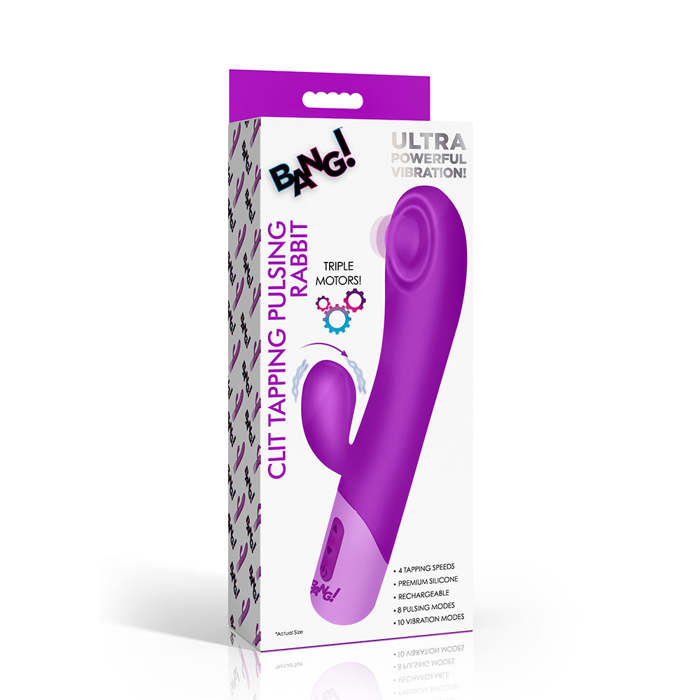 Bang! Clit Tapping Pulsing Rabbit Purple