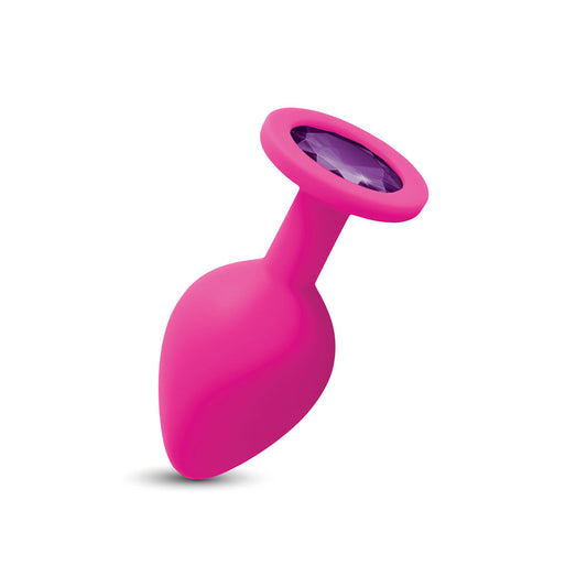 Viben Gemma Purple Gem Pink Silicone Plug Medium