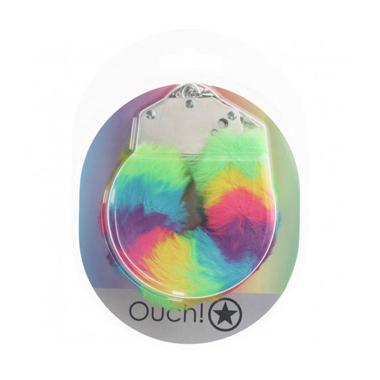 Ouch! Heavy-Duty Fluffy Handcuffs Multicolor 1