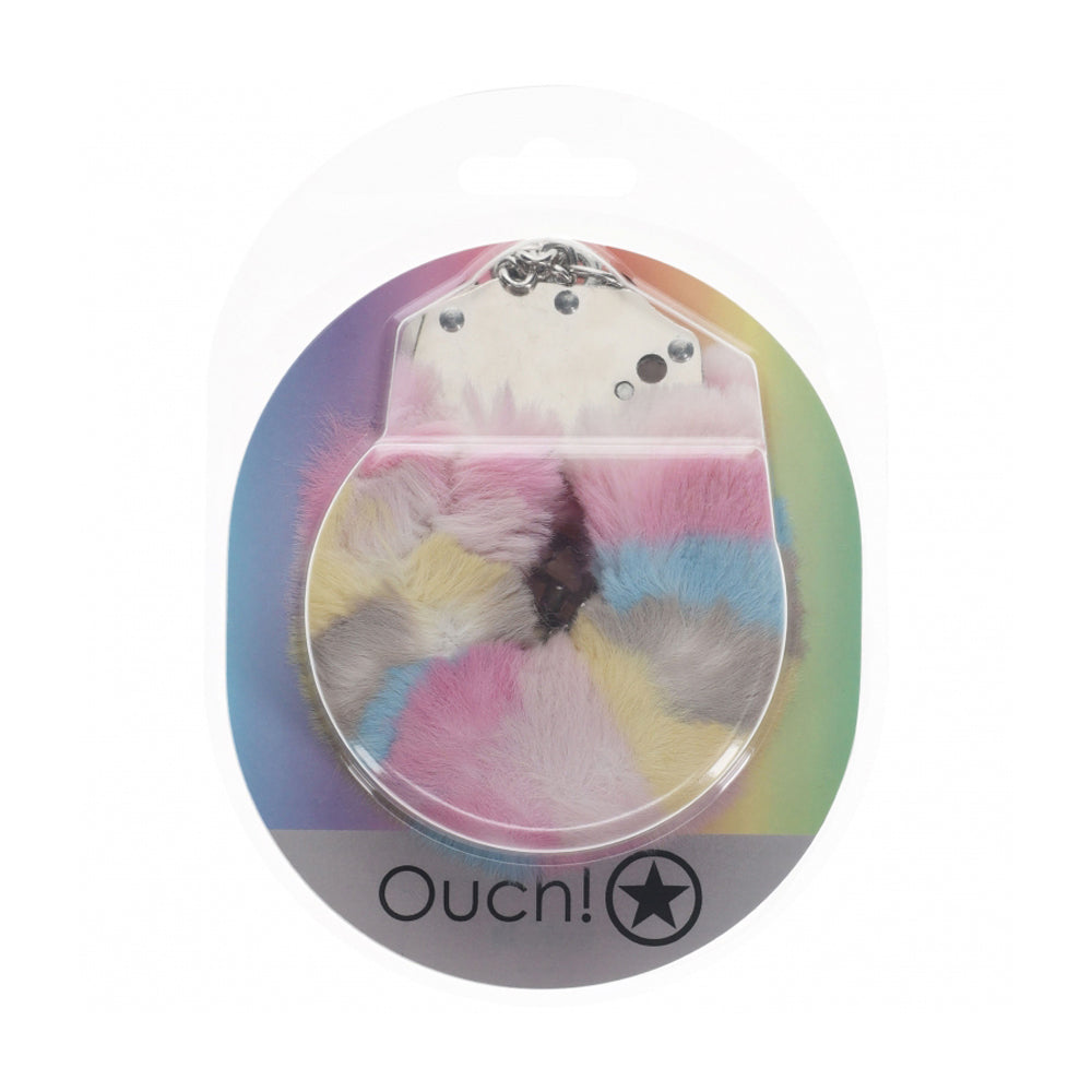 Ouch! Heavy-Duty Fluffy Handcuffs Multicolor 2