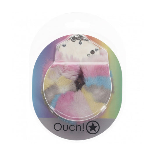 Ouch! Heavy-Duty Fluffy Handcuffs Multicolor 2