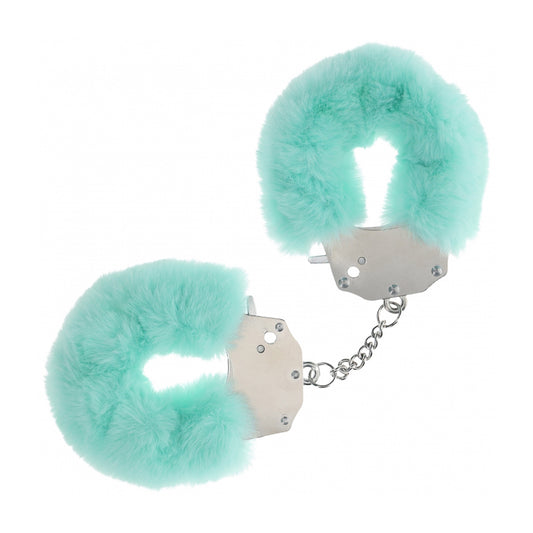 Ouch! Heavy-Duty Fluffy Handcuffs Powder Green