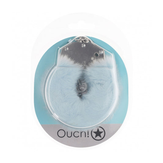 Ouch! Heavy-Duty Fluffy Handcuffs Powder Blue