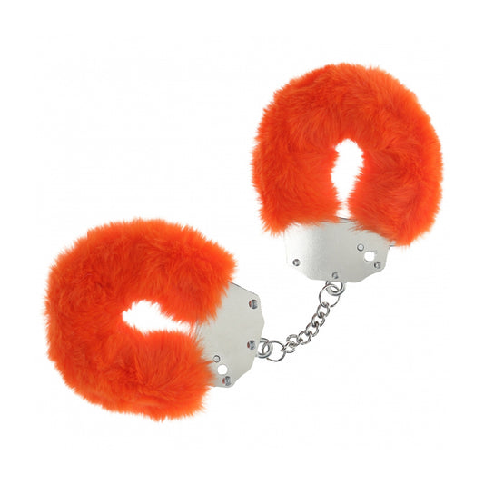 Ouch! Heavy-Duty Fluffy Handcuffs Orange