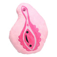 Load image into Gallery viewer, S-Line Pussy Pillow Plushie With Storage Pouch Pink
