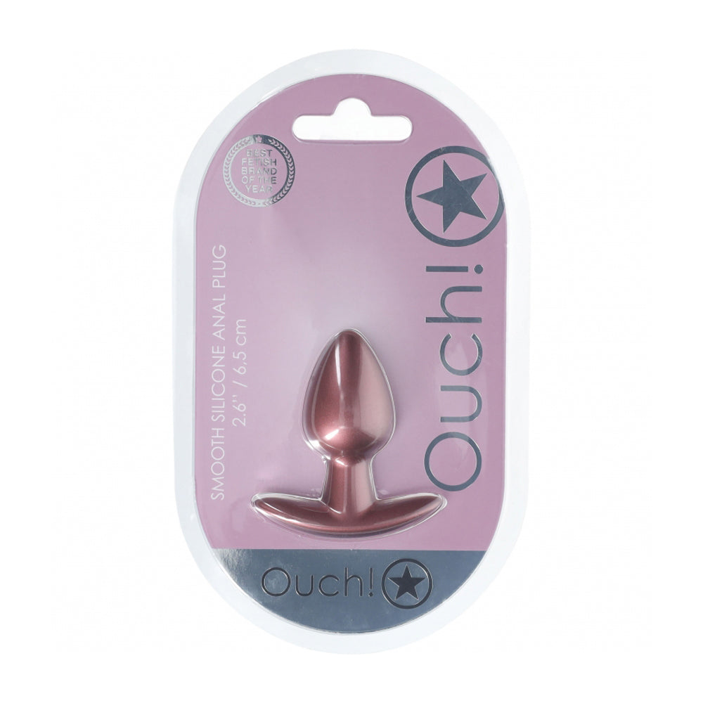 Ouch! Anal Plug Small Silicone Rose Gold