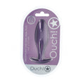 Load image into Gallery viewer, Ouch! Oval Anal Plug Silicone Metallic Purple
