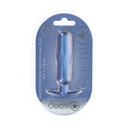 Load image into Gallery viewer, Ouch! Oblong Anal Plug Silicone Metallic Blue
