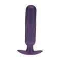 Load image into Gallery viewer, Ouch! Oblong Anal Plug Silicone Metallic Purple
