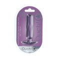 Load image into Gallery viewer, Ouch! Oblong Anal Plug Silicone Metallic Purple
