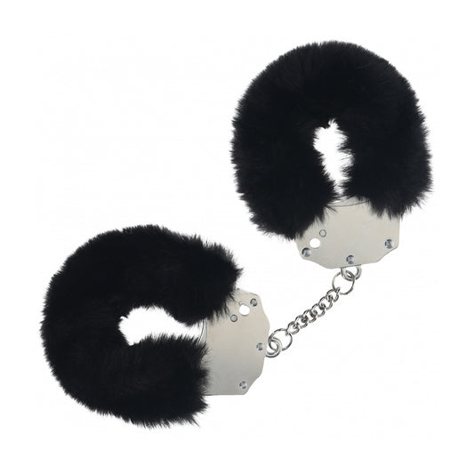 Ouch! Heavy-Duty Fluffy Handcuffs Black