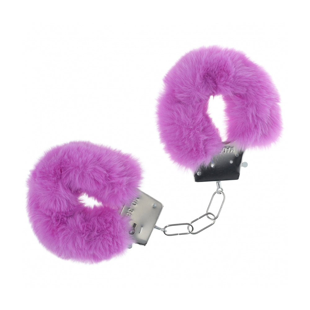 Ouch! Classic Fluffy Handcuffs Purple