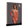 Load image into Gallery viewer, Le Désir Long-Sleeved Net Mini Dress Red One Size
