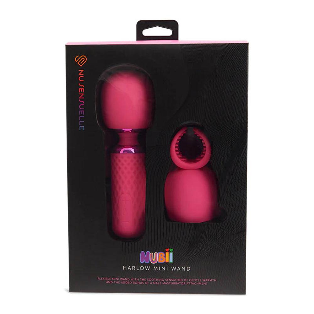 Harlow Nubii Mini Wand W/ Masturbator Pink